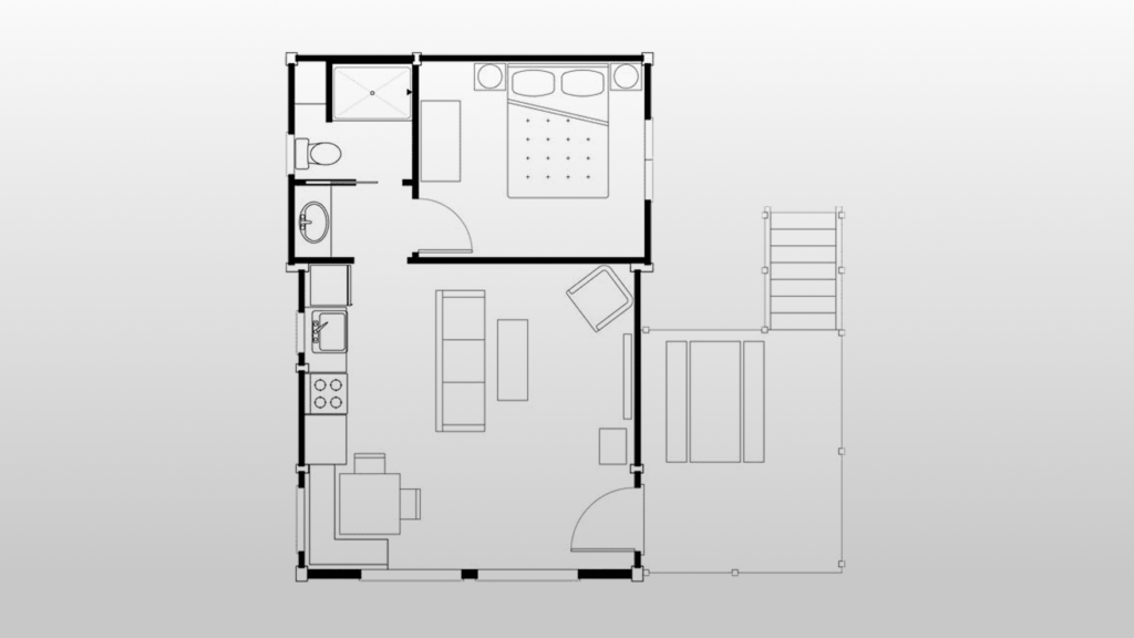 1 Bedroom Cabin Rental